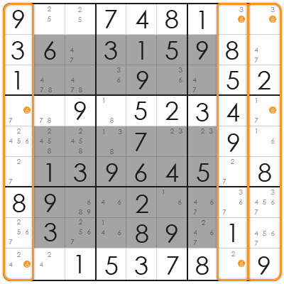 technique to solve sudoku